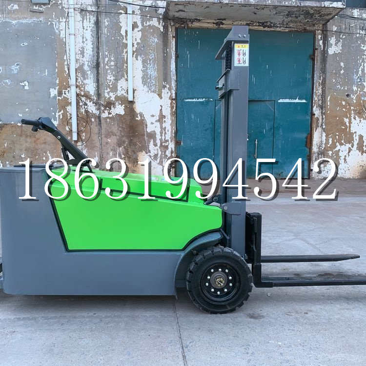 新安县小型电动叉车1吨2吨步行站驾式电瓶堆高充电装卸车液压升降车铲车